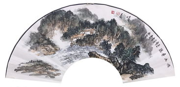 山情水韻意清新 著名畫家吉成方精品扇面展播