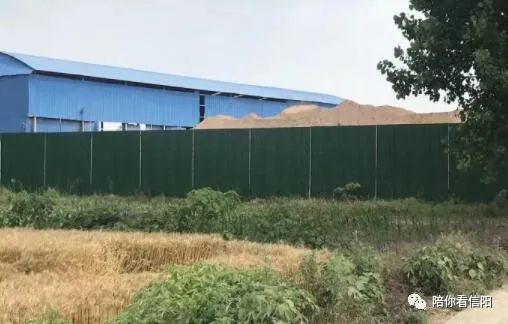信陽刑集鎮方畈村一大型沙廠,無視環保禁令