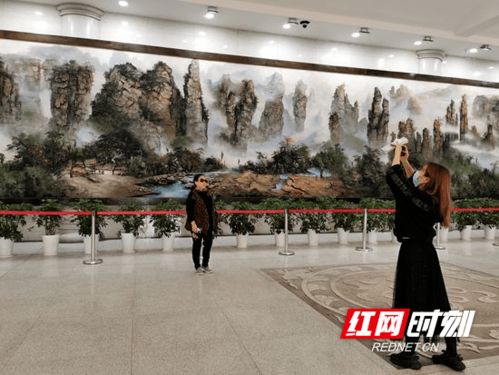 24米 全球最大面積砂石畫10月1日亮相武陵源風景區東門