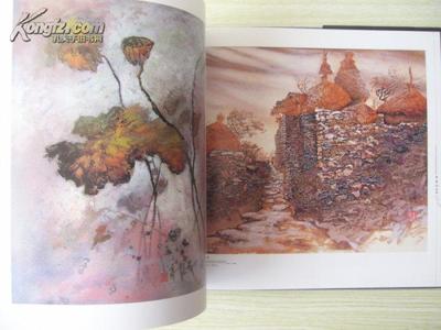 精裝12開 厚冊 美協會員 砂石畫創始人《軍聲砂石畫》品好