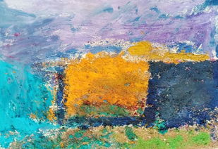 砂石為骨，顏料為魂 彩虹口袋四月畫作中的星點春天